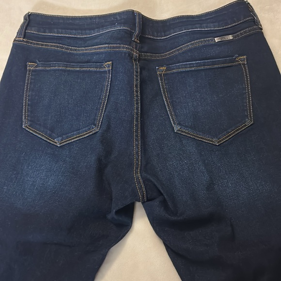 KANCAN SUPER DARK WASH SKINNY NON-DISTRESSED JEANS WOMENS SIZE 15/31 - Picture 8 of 10